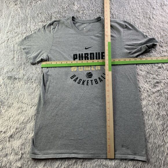 Purdue Boilermakers Shirt Adult Small Gray Black Gold Basketball Nike Athletic - Picture 4 of 8